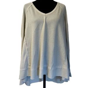 NWT La Miel By Hyped Unicorn Semi Sheer Knit Sweater Beige Women's Small